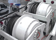 清障車雙卷揚機構(gòu)